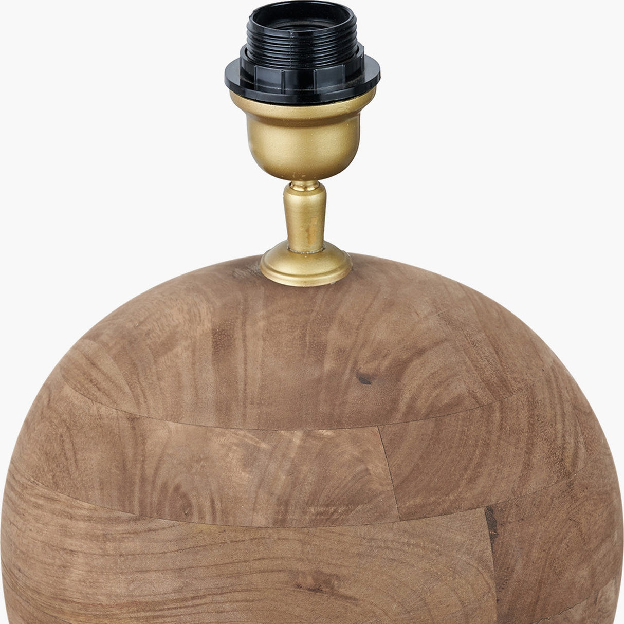 Ziva Antique Brown Table Lamp with Apricot Linen Cylinder Shade - 45cm