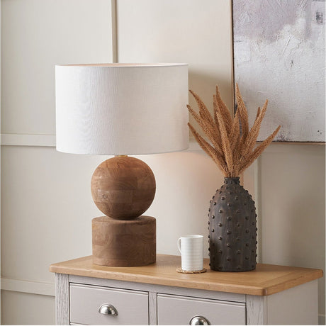 Ziva Antique Brown Table Lamp Base - 22cm