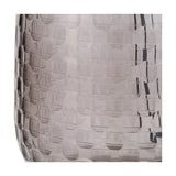 Camille Large Smoke Grey Circle Design Handcut Glass Table Lamp