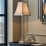Claudius Nickel Stick Table Lamp Base - 57cm