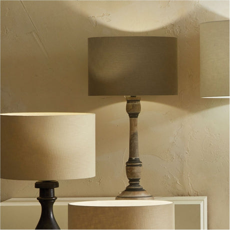 Captiva Grey Wash Mango Table Lamp Base - 48cm