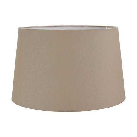 Palawan Stone Grey Feather Stoneware Table Lamp with Taupe Shade