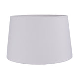 Palawan Grey Feather Stoneware Table Lamp with White Tapered Shade