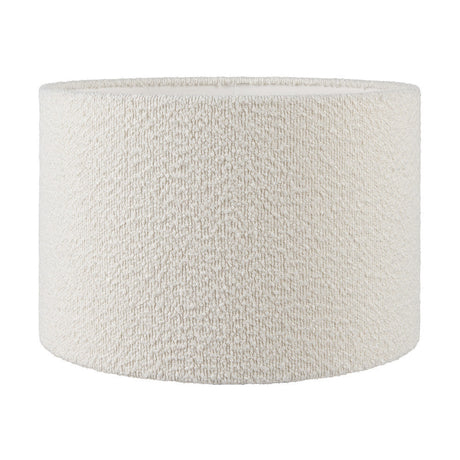 Wren Black & Cream Tall Ceramic Table Lamp with White Boucle Shade