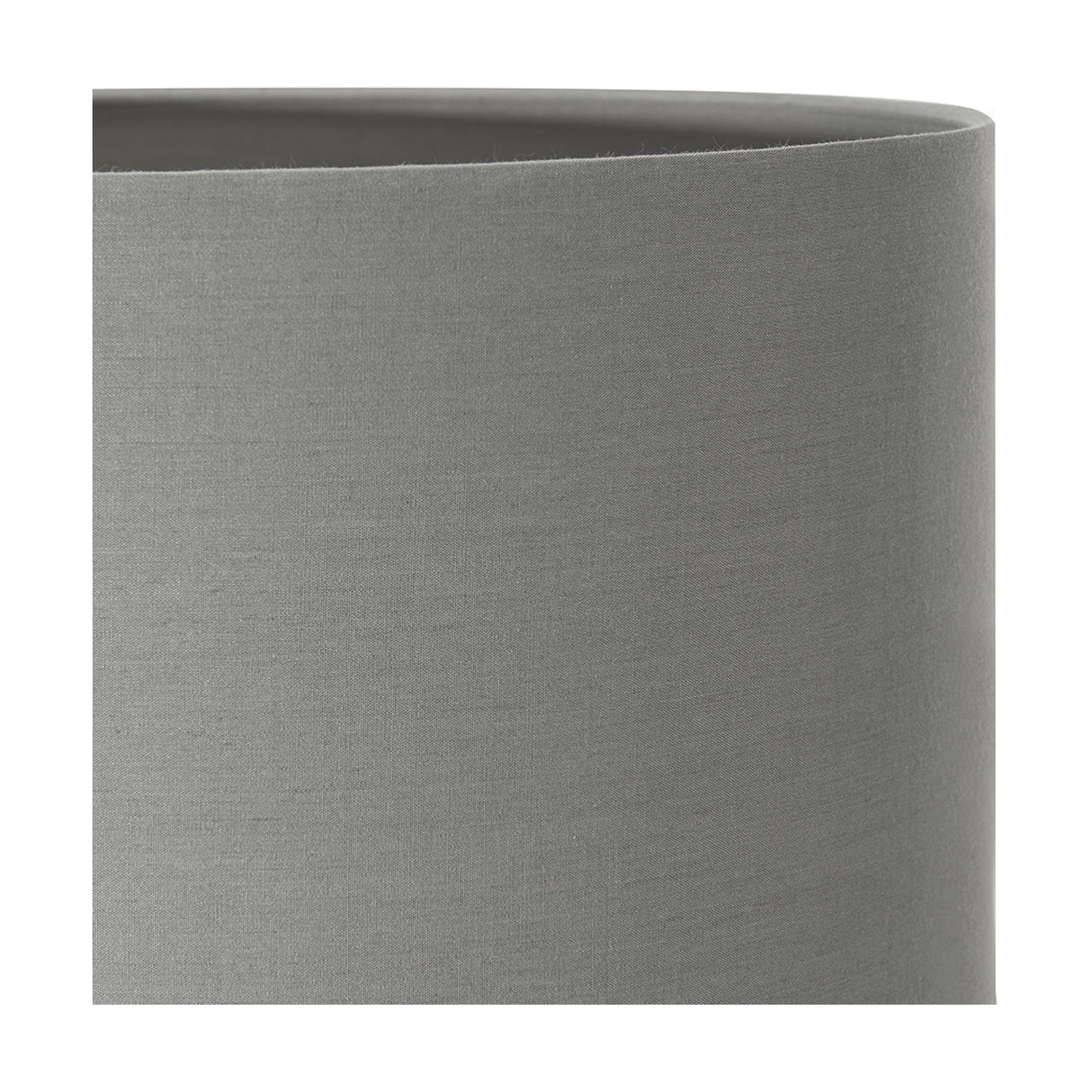 Elon Silver Metal Stacked Cylinder Table Lamp with Steel Grey Shade