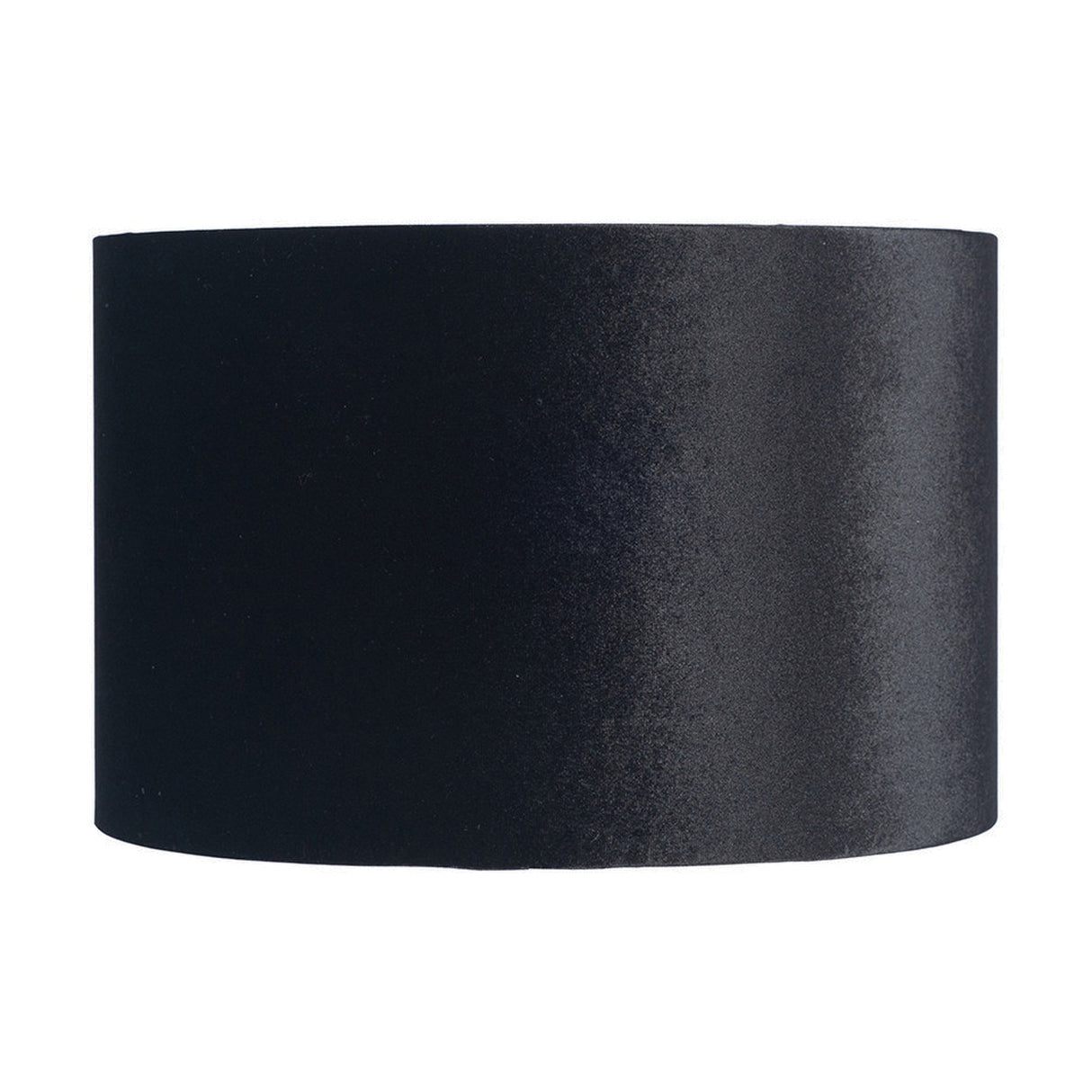 Elon Silver Metal Stacked Cylinder Table Lamp with Black Velvet Shade
