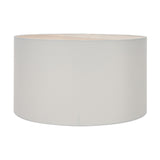 Landscape Black Hand Painted Metal Table Lamp with Ivory Cotton Shade