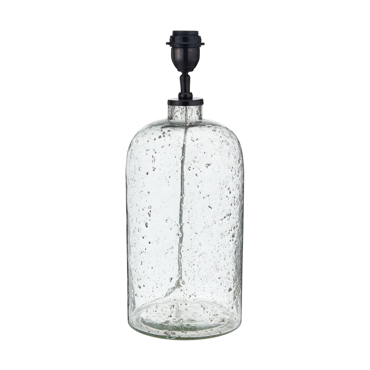 Ophelia Grey Bubble Glass Table Lamp Base - 46cm