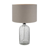 Ophelia Grey Bubble Glass Table Lamp Base - 46cm