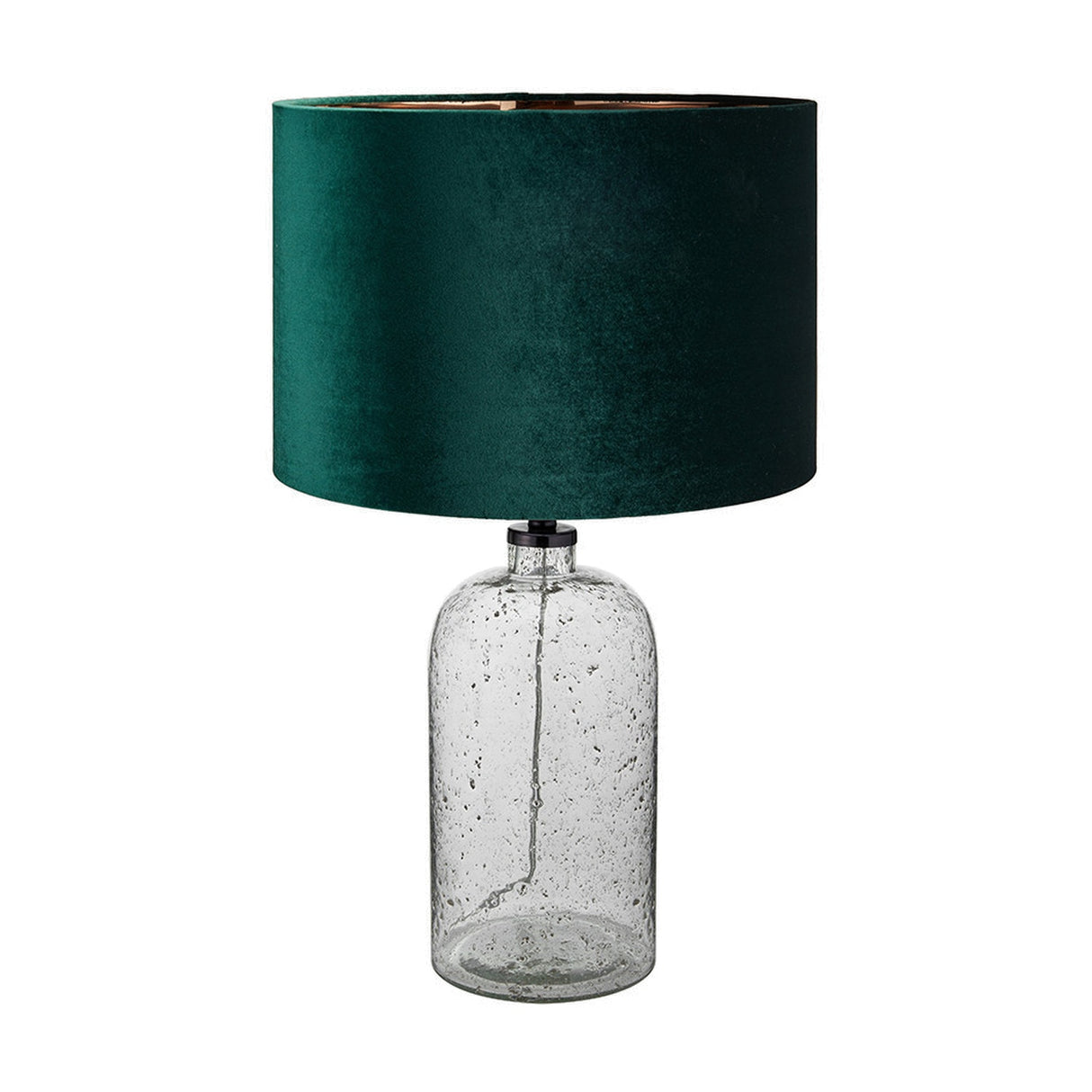 Ophelia Grey Bubble Glass Table Lamp Base - 46cm