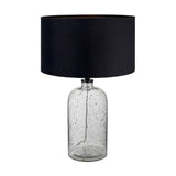 Ophelia Grey Bubble Glass Table Lamp Base - 46cm