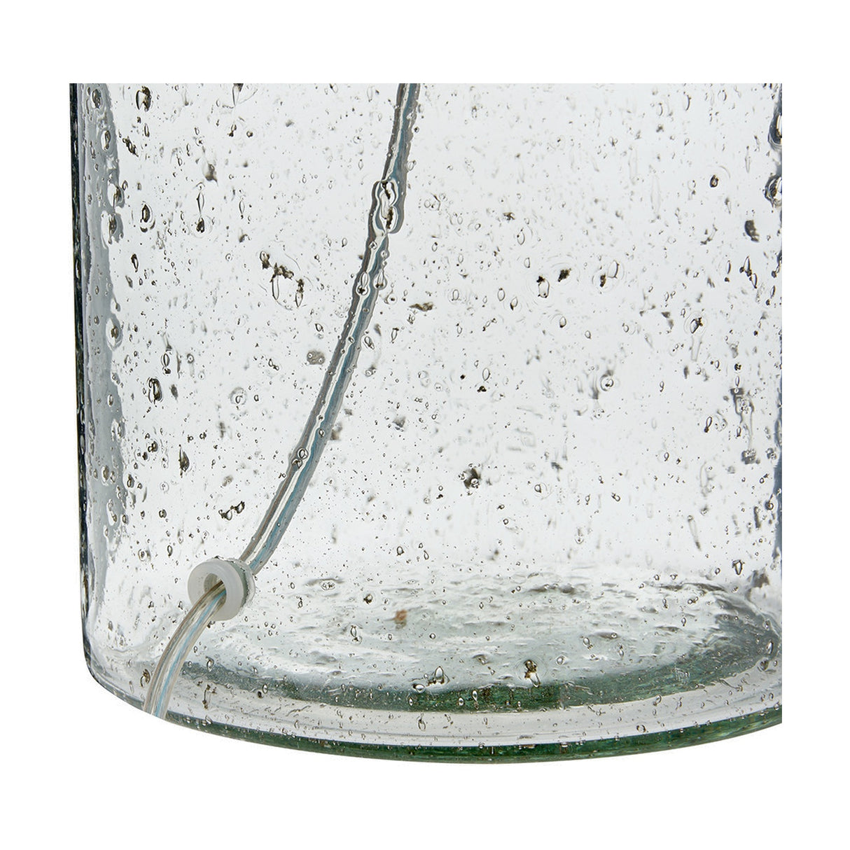 Ophelia Grey Bubble Glass Table Lamp Base - 46cm