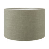 Paihia White Wash Wood Textured Short Table Lamp with Pistachio Shade