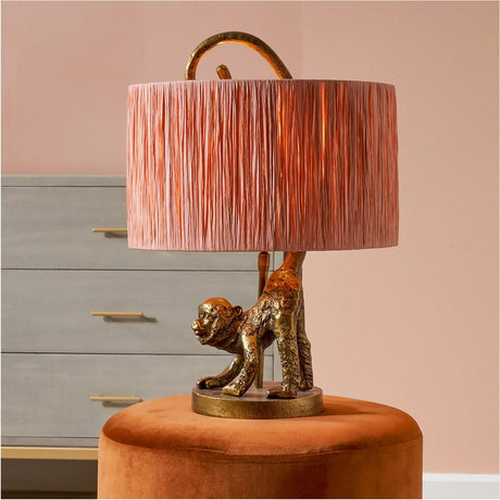 Vervet Antique Brass Monkey Table Lamp Base - 49cm