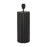 Petula Black Iron Scallop Table Lamp Base - 45cm