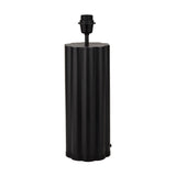 Petula Black Iron Scallop Table Lamp Base - 45cm