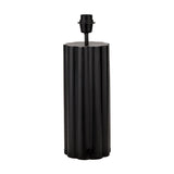 Petula Black Iron Scallop Table Lamp Base - 45cm