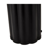 Petula Black Iron Scallop Table Lamp Base - 45cm