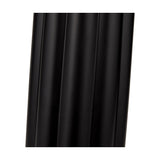 Petula Black Iron Scallop Table Lamp Base - 45cm