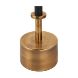 Antoine Black Croc & Antique Brass Table Lamp Base - 57cm