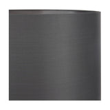 Emilia White Ribbed Glass & Gold Metal Oval Table Lamp with Steel Grey Shade