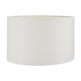 Toma Oiled Wood Tall Neck Table Lamp with White Self Lined Shade