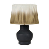Inna Black Urn Terracotta Table Lamp Base - 33cm