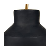 Inna Black Urn Terracotta Table Lamp Base - 33cm