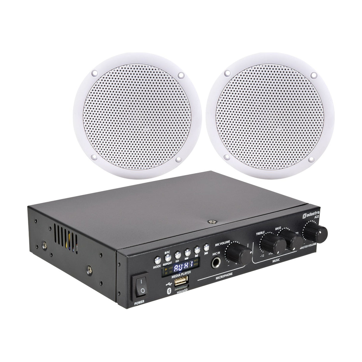 Adastra Smart Pack Waterproof Speaker & Amplifier Set