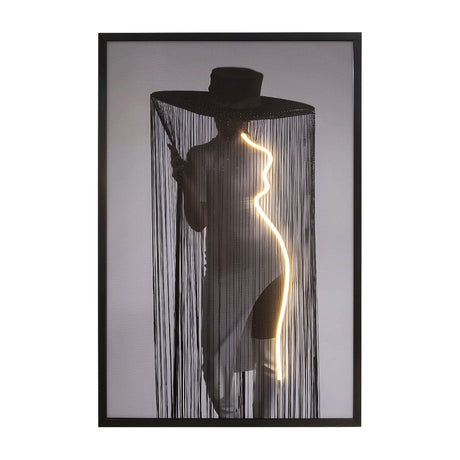 Diva LED Wall Art - Black