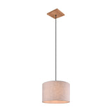 Elmau Wooden Pendant – Antique Nickel