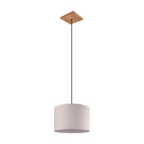 Elmau Wooden Pendant – Antique Nickel
