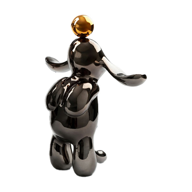 Conejo Small Sculpture - Grey and Orange