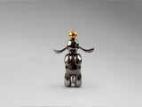 Conejo Small Sculpture - Grey and Orange