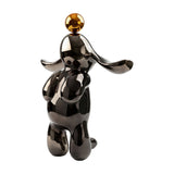 Conejo Sculpture - Grey and Orange