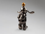 Conejo Sculpture - Grey and Orange