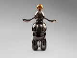 Conejo Sculpture - Grey and Orange