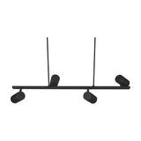 Marley 4 Light Linear 80cm Chandelier – Matt Black