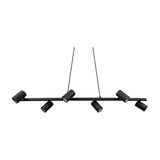 Marley 6 Light Linear Chandelier – Matt Black