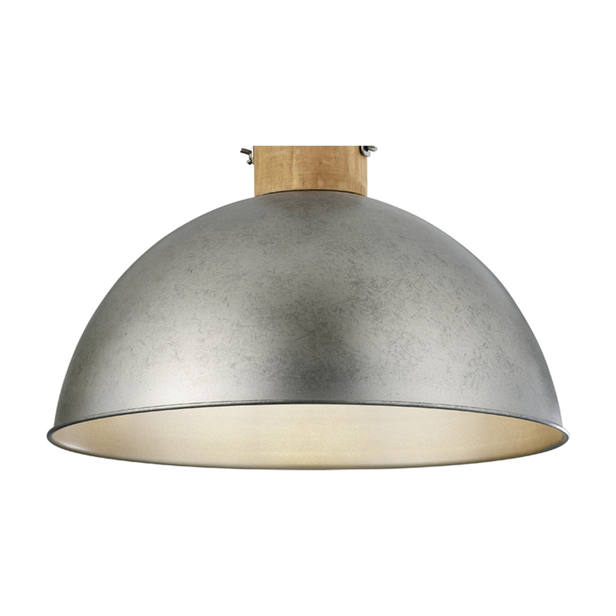 Delhi Wooden Pendant – Antique Nickel
