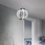 Zucca Globe Pendant – Chrome