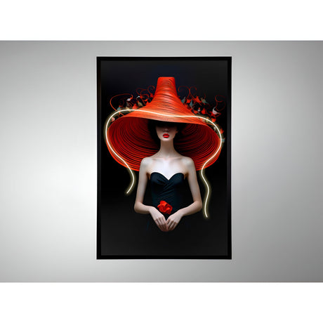 Tocado Futuristic LED Portrait Photography Print - 80x120cm