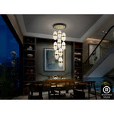 Garden 9 Light Dimmable LED Cluster Pendant 54W 3000k - Gold/White