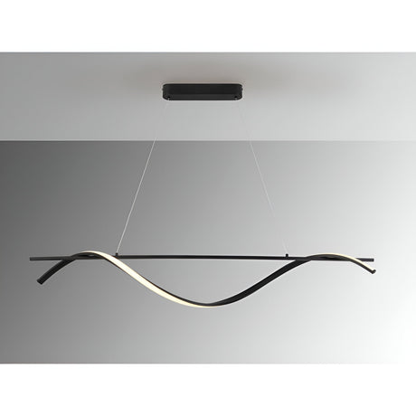 Asure LED Light Linear Suspension 48W 3000K - Black