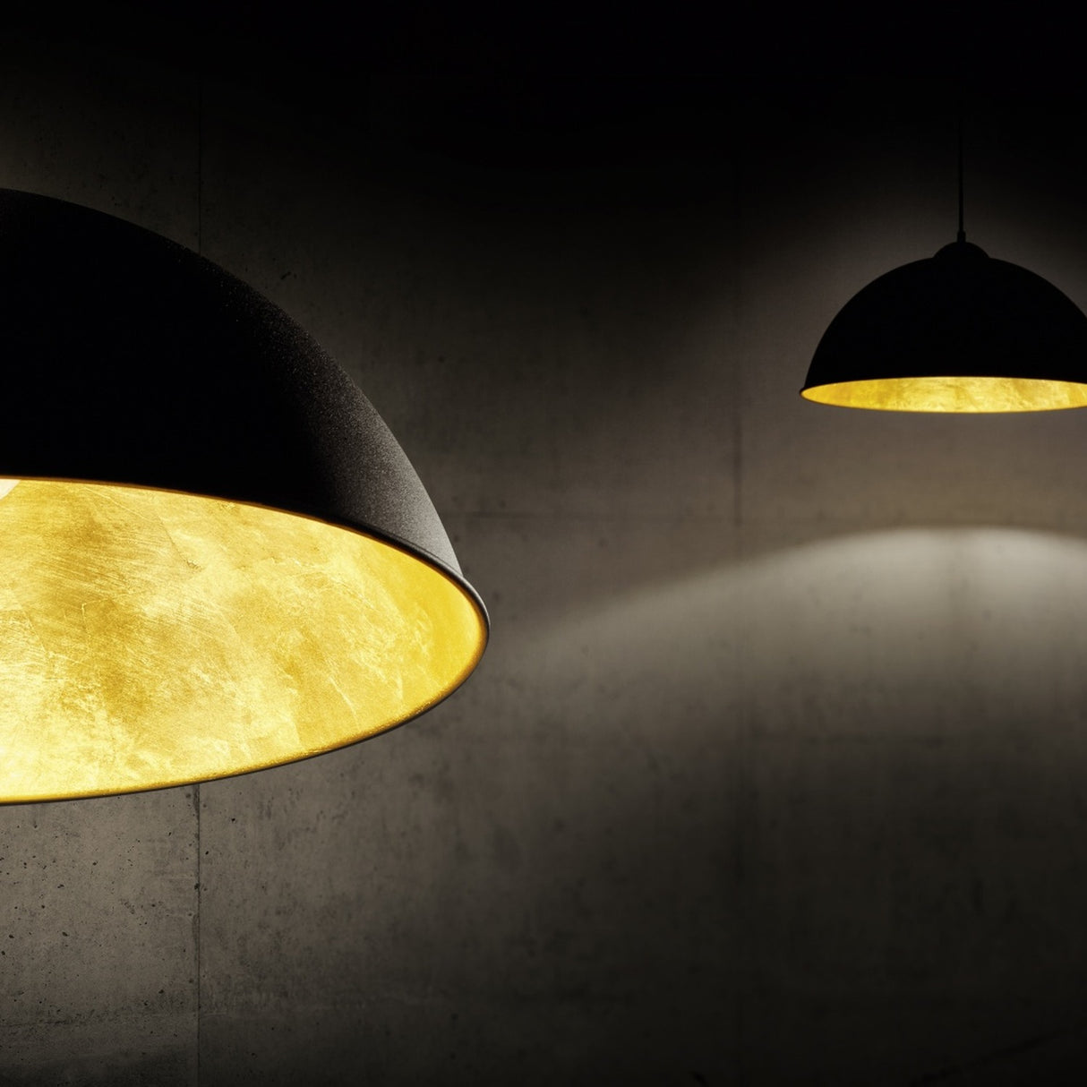 Romino II Dome Pendant – Matt Black
