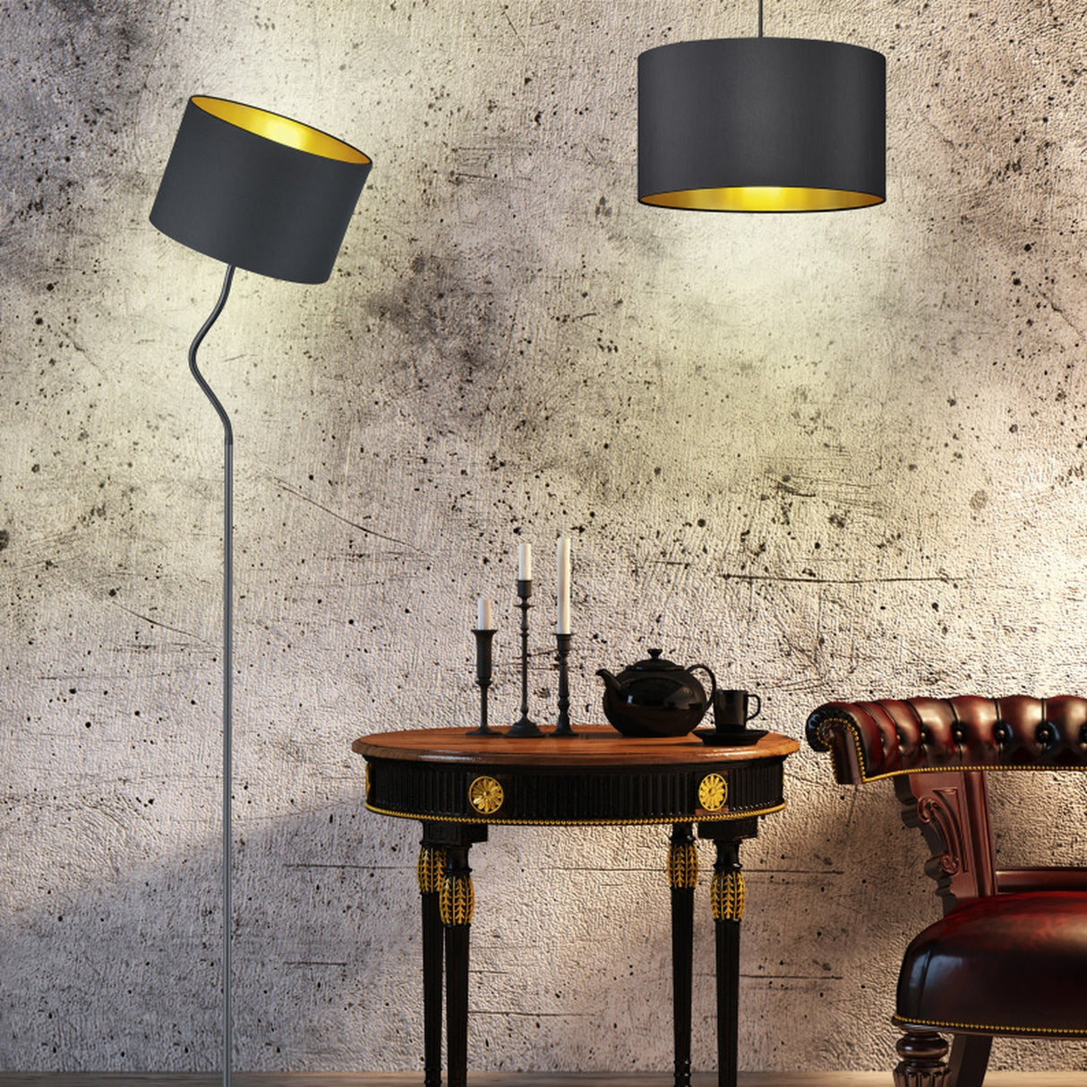 Hostel Pendant – Matt Black