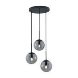 Balini 3 Light Globe Chandelier – Anthracite