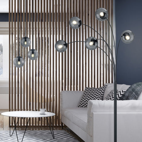 Balini 3 Light Globe Chandelier – Anthracite
