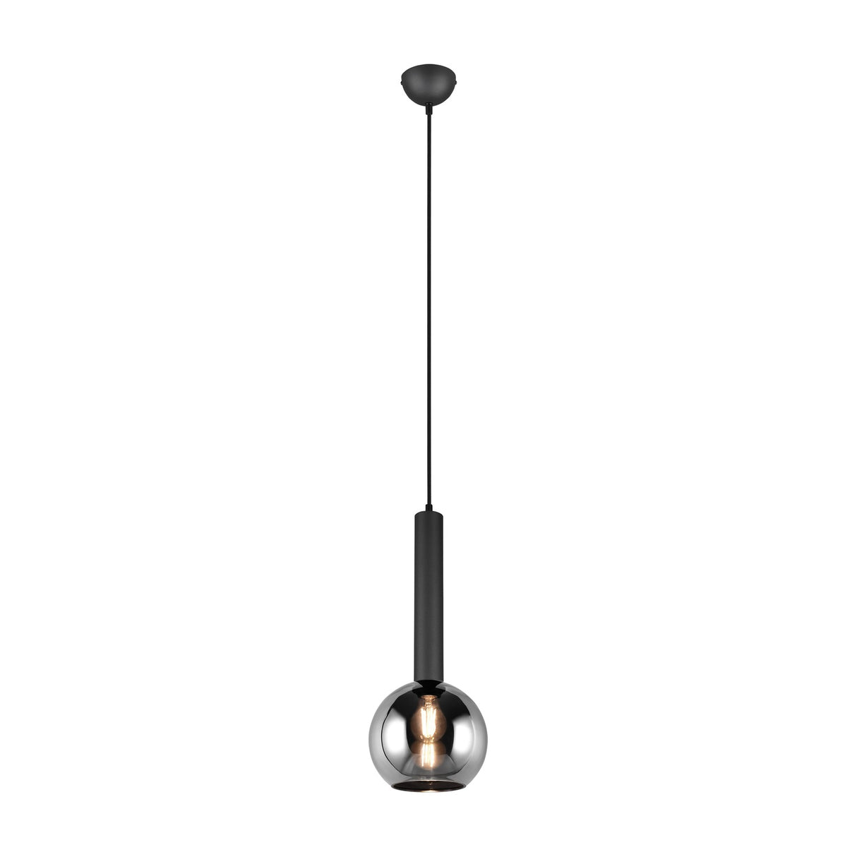 Clayton Globe Pendant – Matt Black