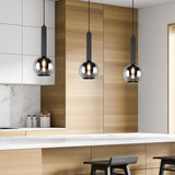 Clayton Globe Pendant – Matt Black